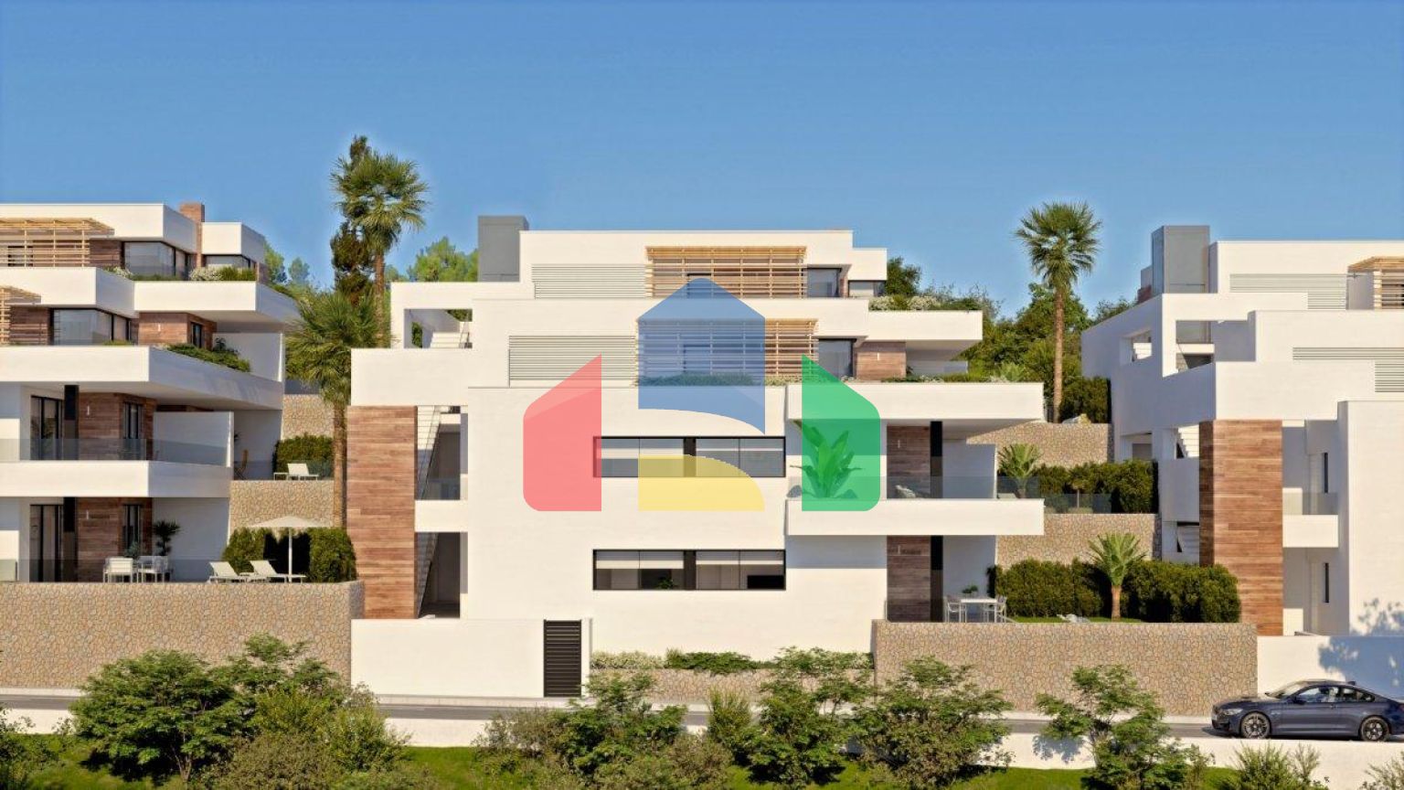 Современная квартира с потрясающим видом в Бенитачеле