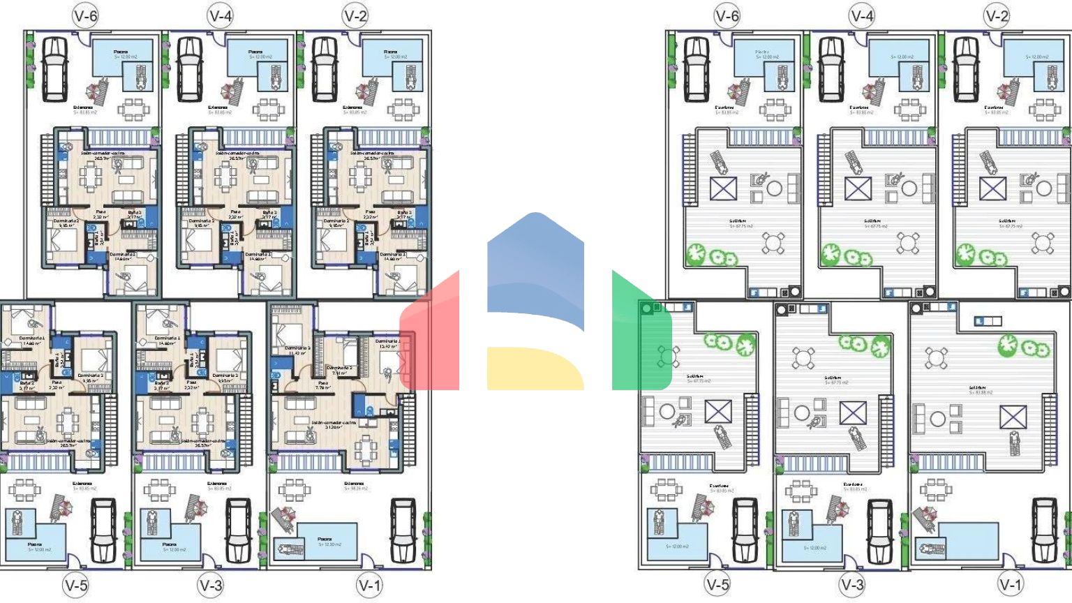 Современные виллы-новостройки в Торре-Пачеко, Мурсия