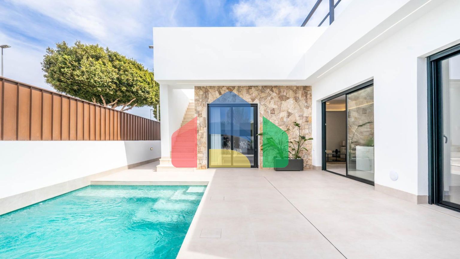 Новые независимые виллы с частным бассейном и солярием в Рольдане, Торре-Пачеко