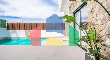 Новые независимые виллы с частным бассейном и солярием в Рольдане, Торре-Пачеко Новые независимые виллы с частным бассейном и солярием в Рольдане, Торре-Пачеко