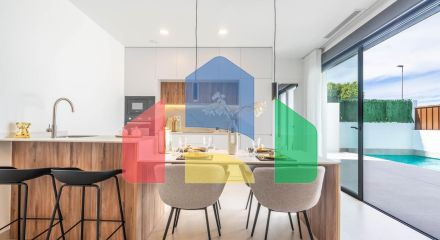 Новые отдельно стоящие виллы с частным бассейном в Рольдане, Торре-Пачеко Новые отдельно стоящие виллы с частным бассейном в Рольдане, Торре-Пачеко