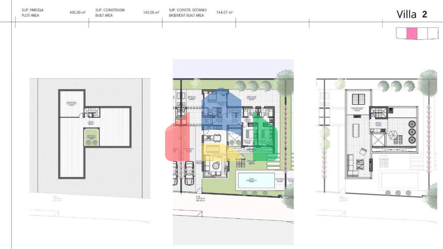 Комплекс из 4 вилл в Торре-Пачеко (Мурсия)
