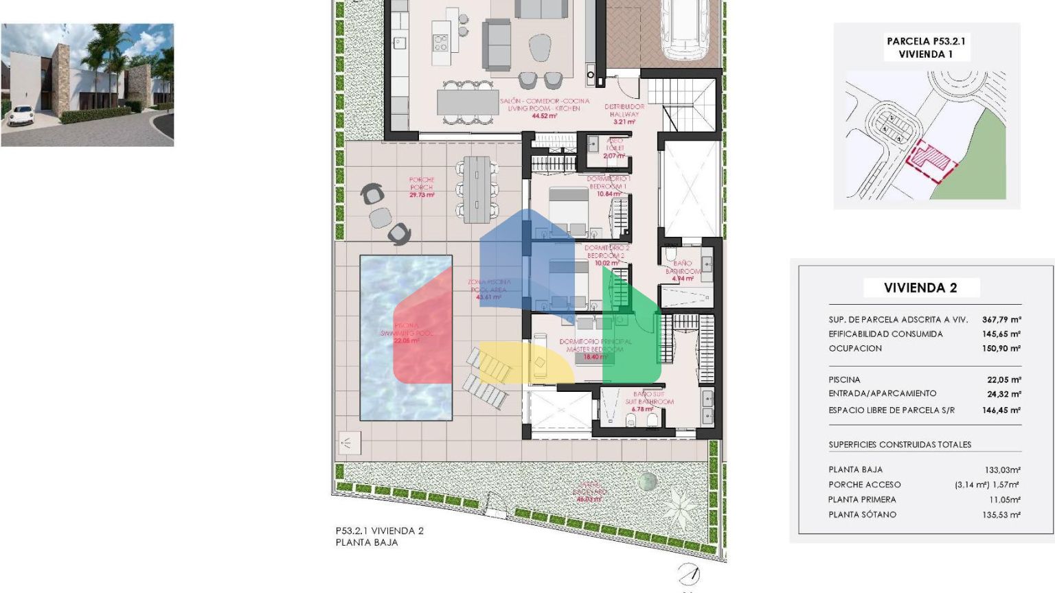 НОВЫЕ ВИЛЛЫ В ЧАСТНОМ ЗАКРЫТОМ КУРОРТЕ В ПРОВИНЦИИ МУРСИЯ