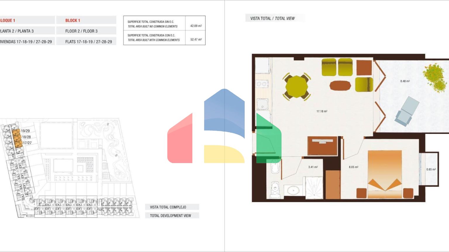 Квартира в Арчена с видом на долину Рикоте и рядом с бальнеологическим курортом