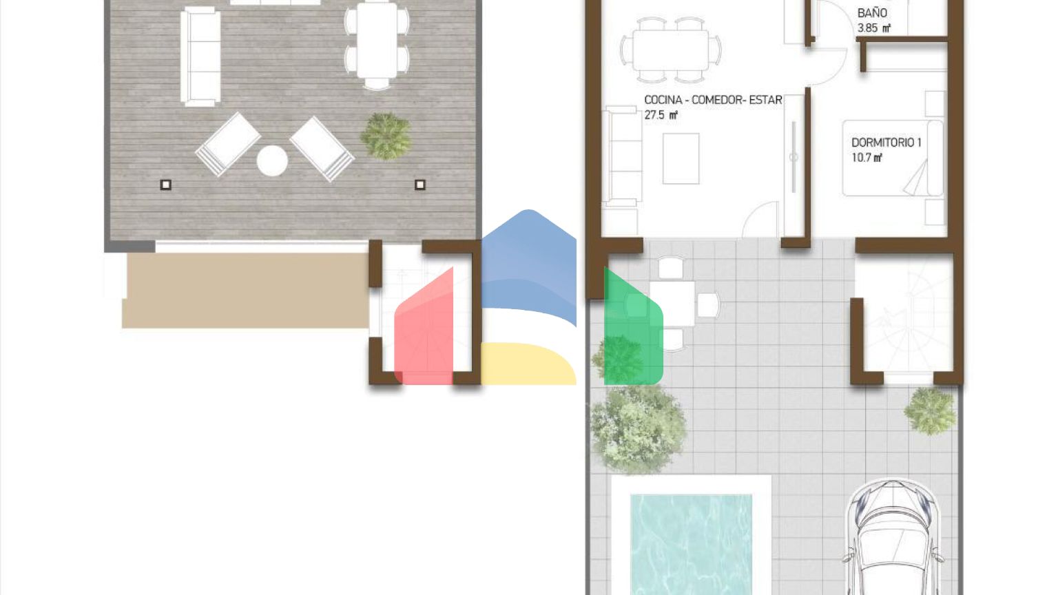 Вилла в Fuente alamo de Murcia ID A10357