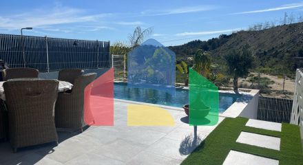 Superb House with Sea View and Private Pool in San Miguel de Salinas