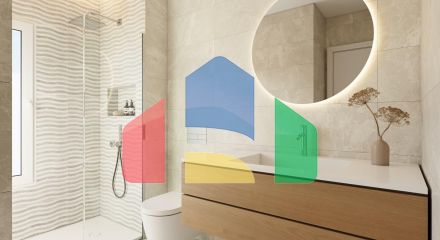 Комплекс из 4 одноэтажных вилл в Сантьяго де Рибера в 800 метрах от пляжа Мар Минор