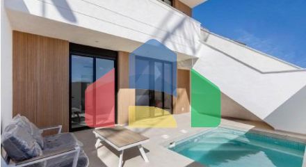 Новые бунгало с частным бассейном в Сантьяго-де-ла-Рибера