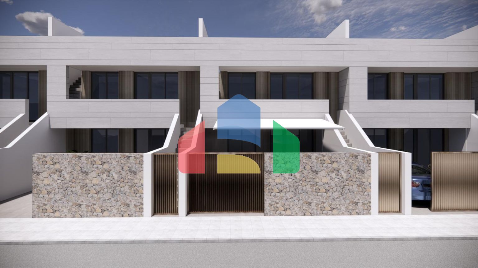 Новые бунгало с частным бассейном в Сантьяго-де-ла-Рибера