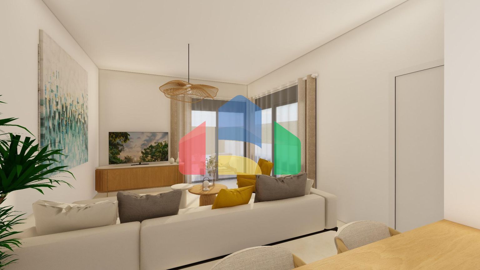 Современные двухквартирные виллы с частным бассейном недалеко от моря в Сантьяго-де-ла-Рибера