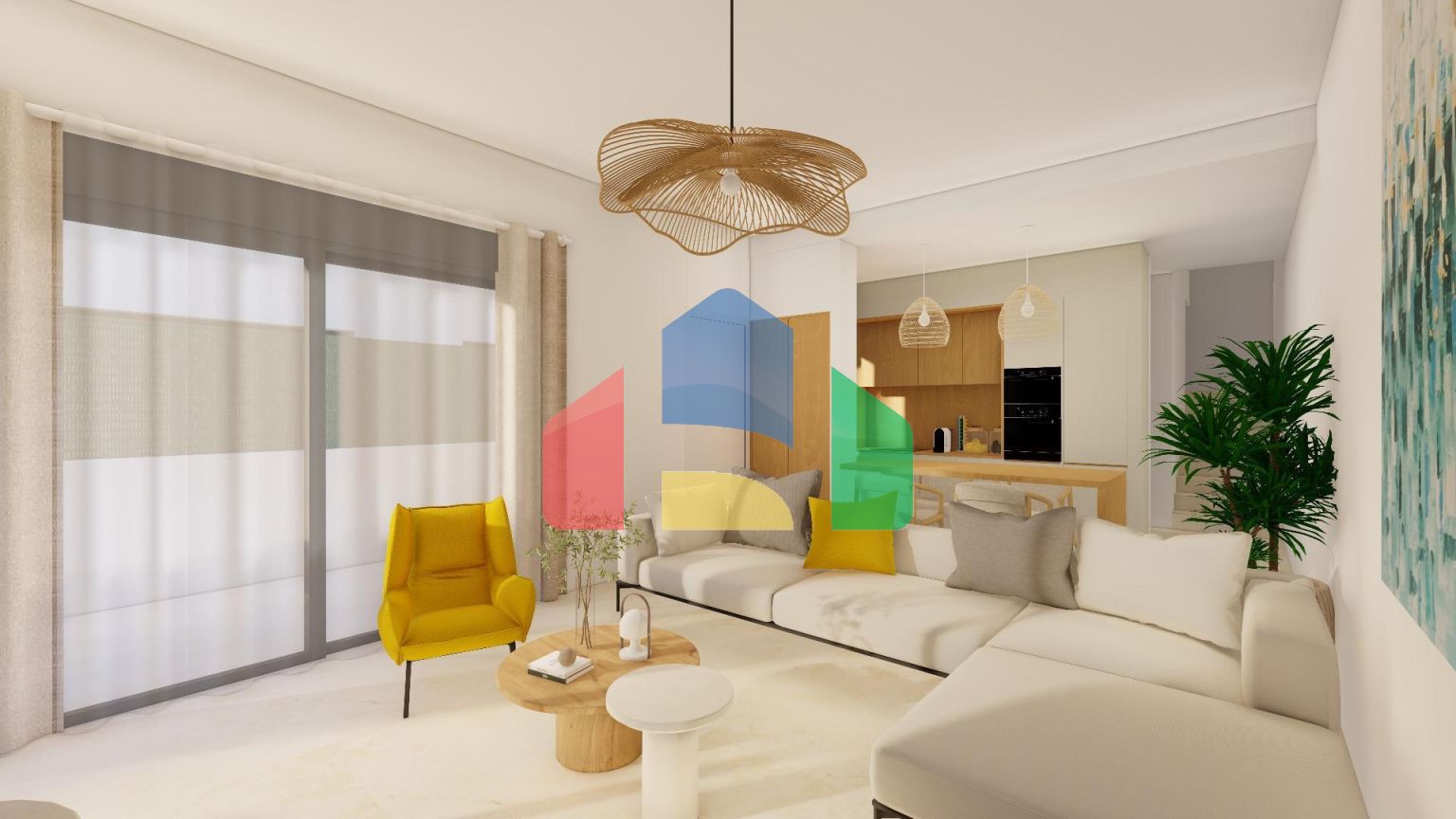 Современные двухквартирные виллы с частным бассейном недалеко от моря в Сантьяго-де-ла-Рибера