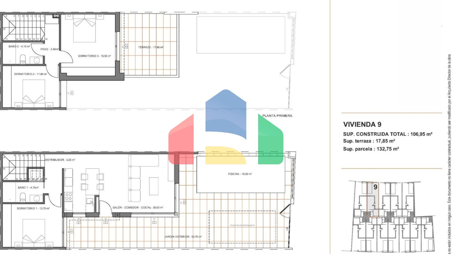 Современные двухквартирные виллы с частным бассейном недалеко от моря в Сантьяго-де-ла-Рибера