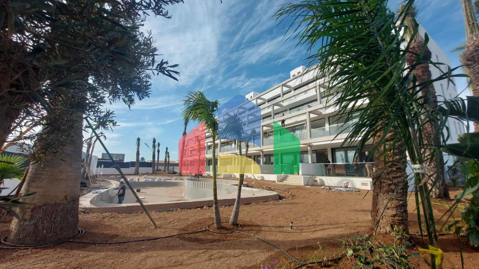 Квартира в Кабо де Палос с видом на море и общим бассейном