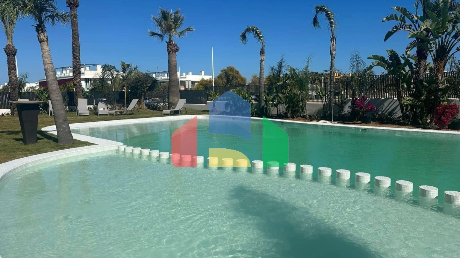 Квартира в Кабо де Палос с видом на море и общим бассейном