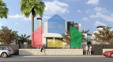 НОВАЯ РОСКОШНАЯ ВИЛЛА НА ПЕРВОЙ ЛИНИИ ГОЛЬФ ПОЛЯ АЛЬГОРФА