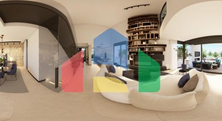 NEW BUILD LUXURY FIRST LINE VILLA IN ALGORFA GOLF COURSE