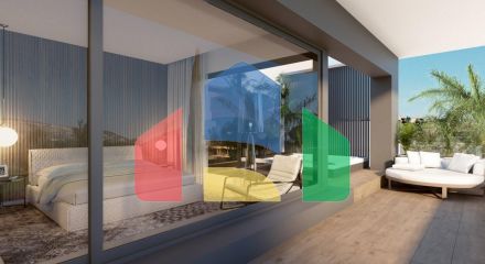 NEW BUILD LUXURY FIRST LINE VILLA IN ALGORFA GOLF COURSE