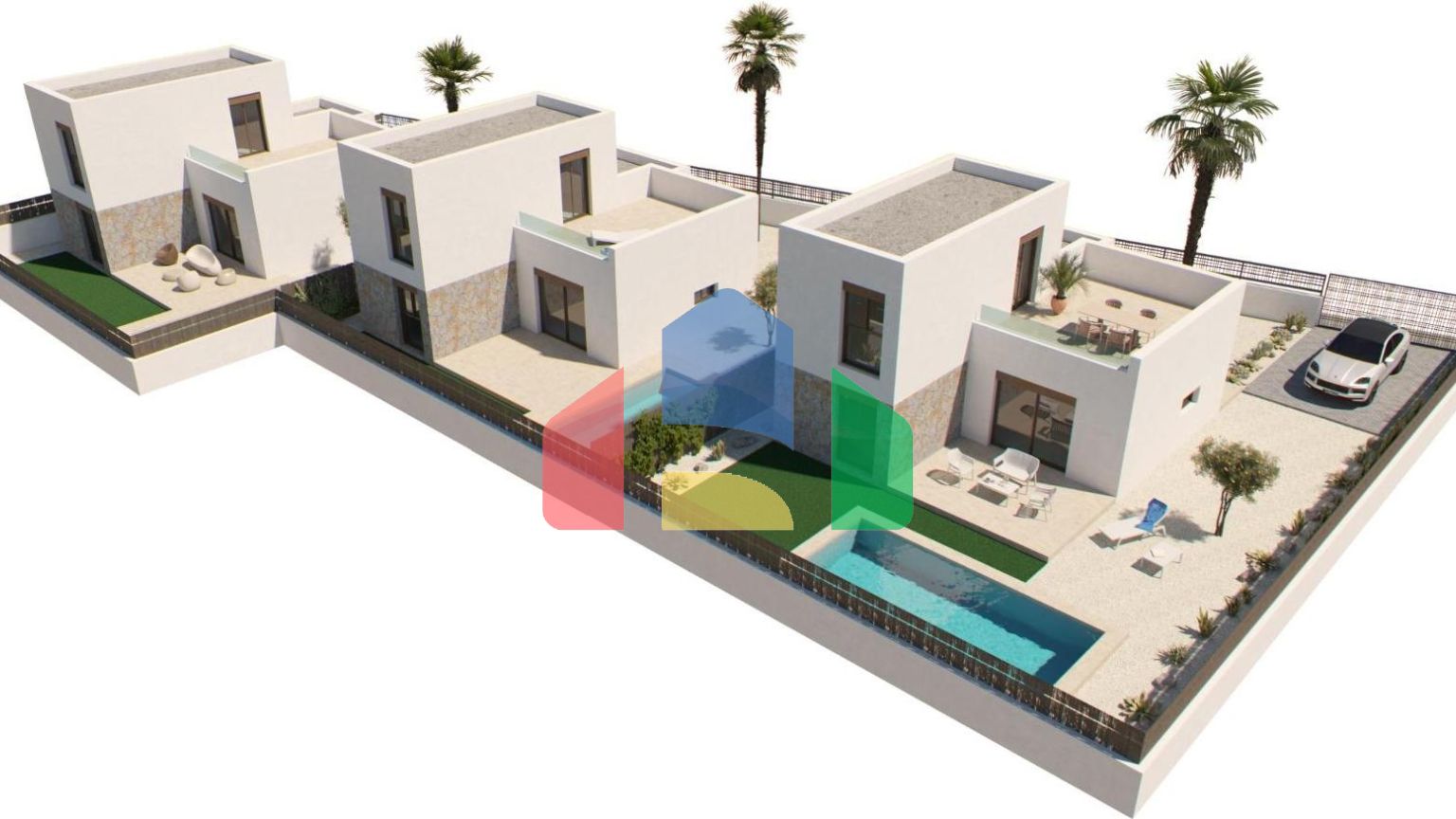 Эксклюзивные виллы-новостройки в районе гольф-поля Альгорфы