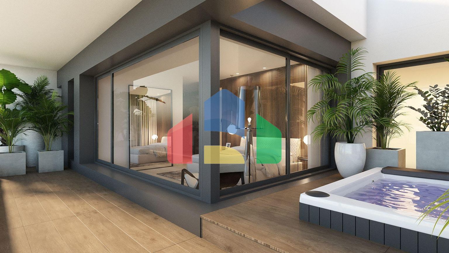 ШИКАРНЫЕ ВИЛЛЫ В ALGORFA. 205М2 ПЛОЩАДЬ. 510М2 УЧАСТОК. ТЕРРАСА 180М2. ЦОКОЛЬНЫЙ ЭТАЖ 195М2.