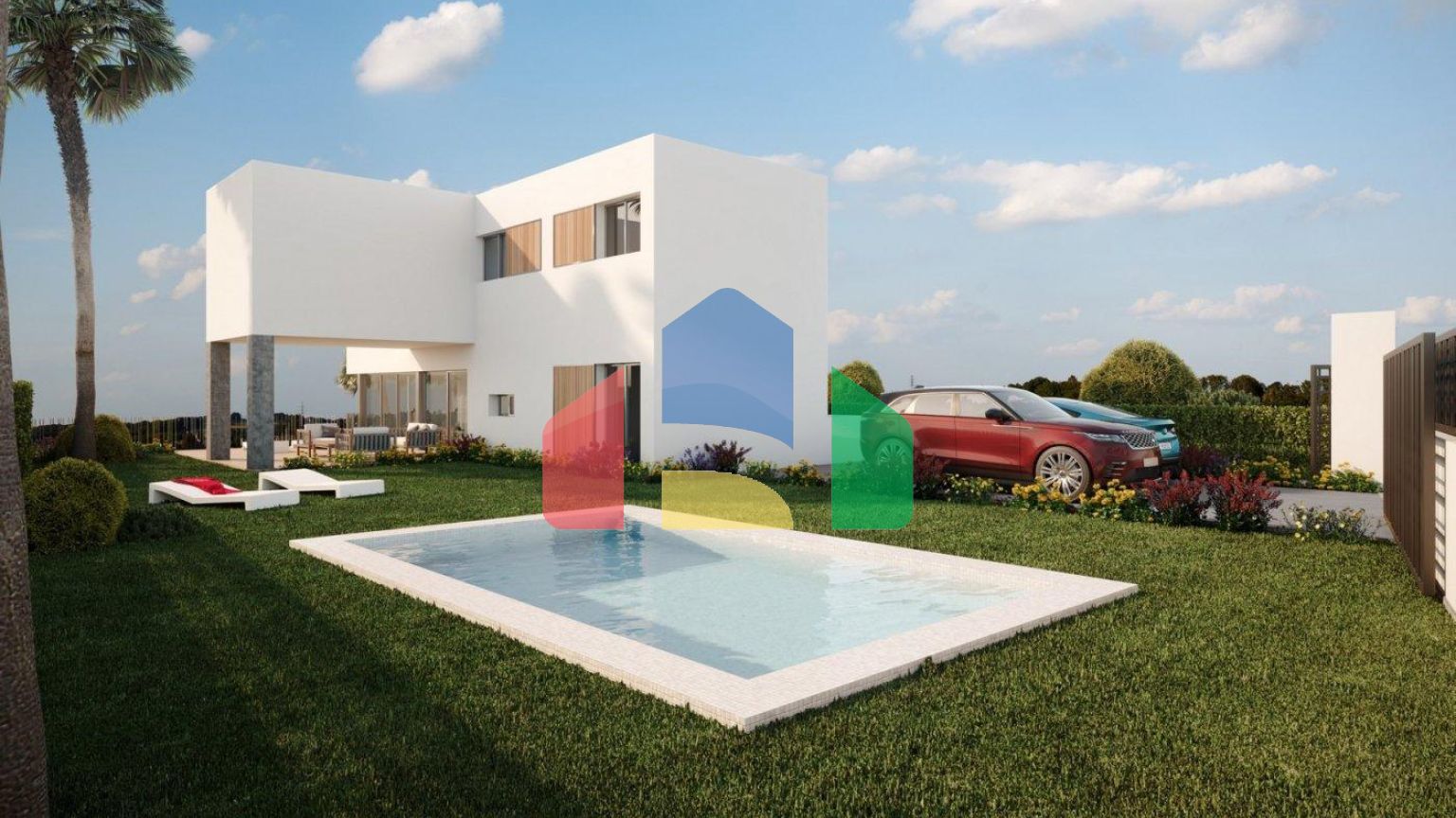 ВИЛЛА СОВРЕМЕННОГО ДИЗАЙНА НА ПОЛЕ ДЛЯ ГОЛЬФА!!!