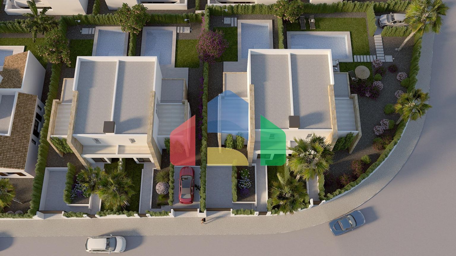 СМЕЖНЫЕ ВИЛЛЫ В ALGORFA. 3 СПАЛЬНИ. 2 ВАННЫЕ КОМНАТЫ. ПРИВАТНЫЙ БАССЕЙН. УЧАСТОК 260 М2.