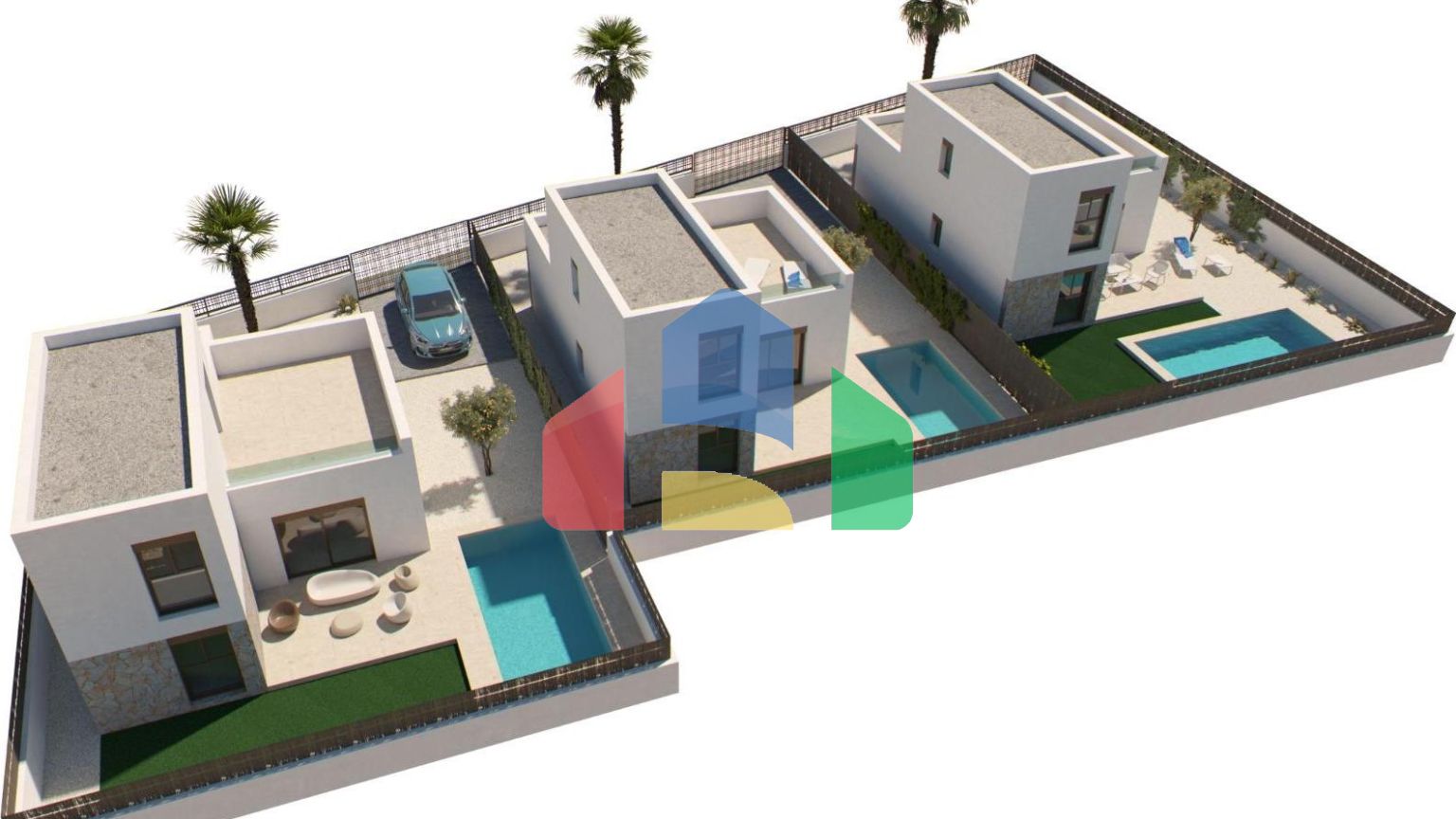 Эксклюзивные виллы-новостройки в районе гольф-поля Альгорфы