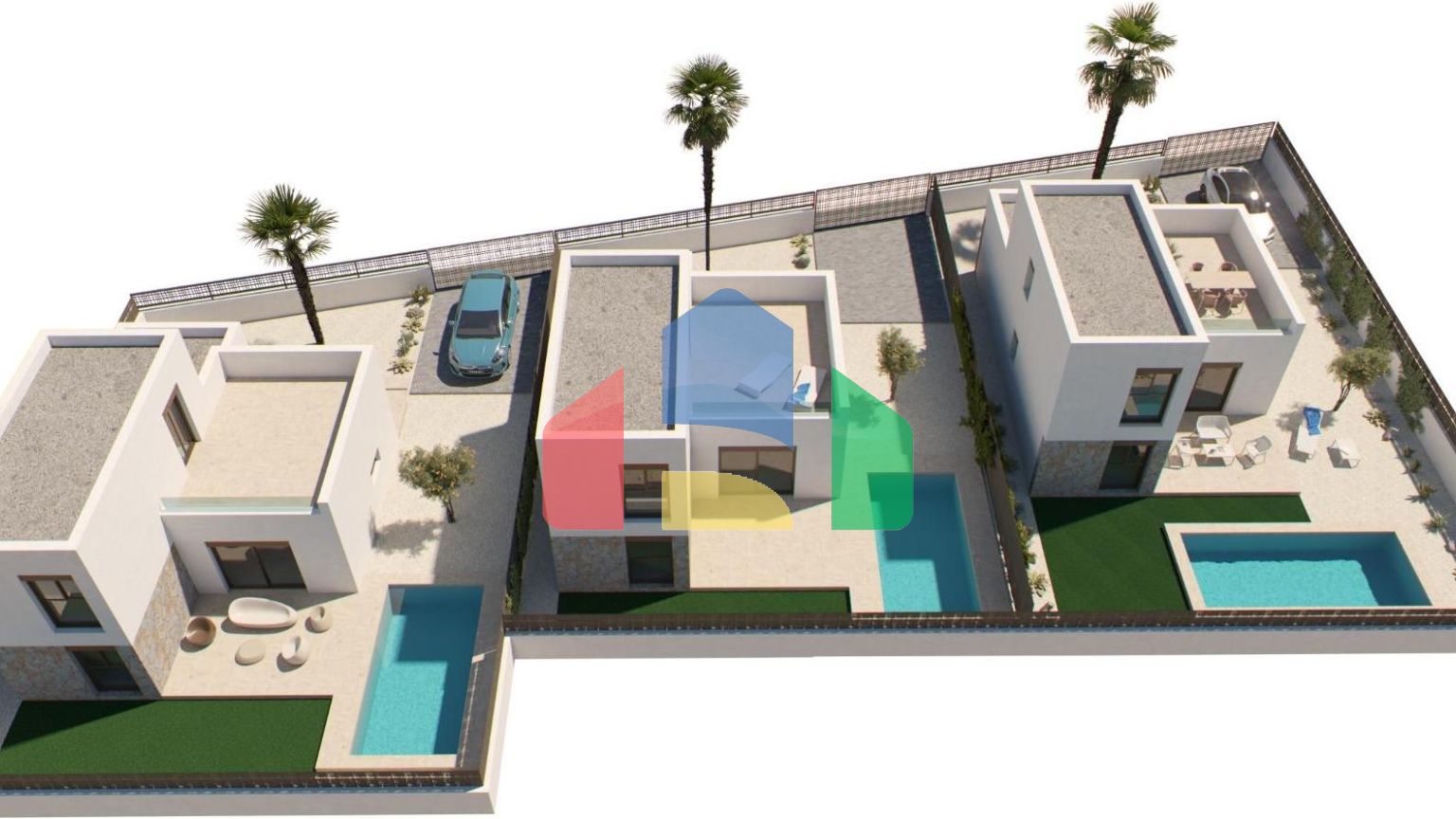 Эксклюзивные виллы-новостройки в районе гольф-поля Альгорфы