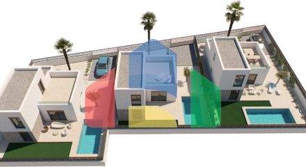 Эксклюзивные виллы-новостройки в районе гольф-поля Альгорфы