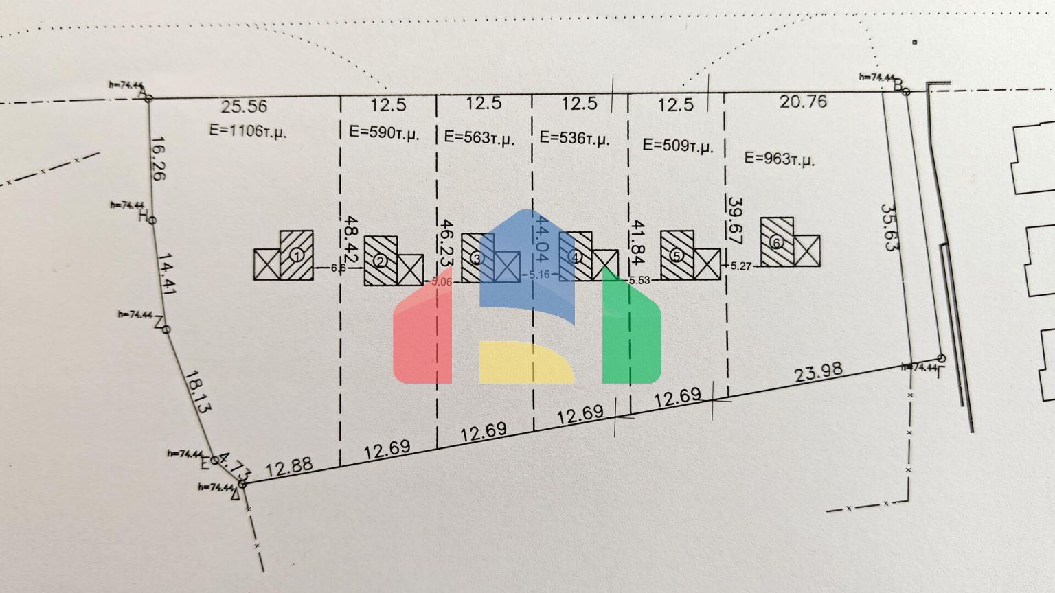 Продаж - Земельна ділянка 963 m² на Олімпійській Рив'єрі