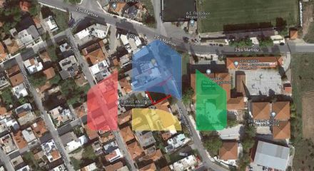 Продаж - Земельна ділянка 547 m² в передмісті Салонік