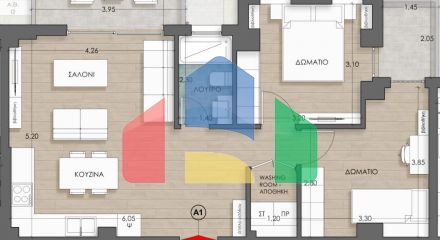 For Sale - Flat 78 m² in the suburbs of Thessaloniki