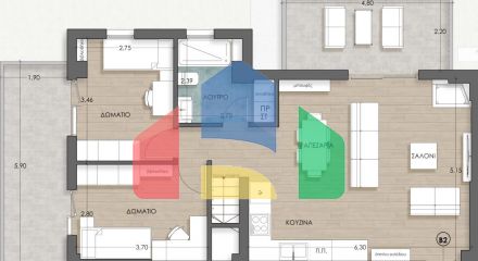 For Sale - Maisonette 132 m² in the suburbs of Thessaloniki