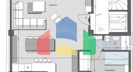 Продажа - Двухуровневая квартира 190 m² в пригороде Салоник