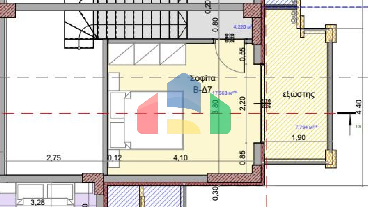 Продажа - Двухуровневая квартира 70 m² в пригороде Салоник