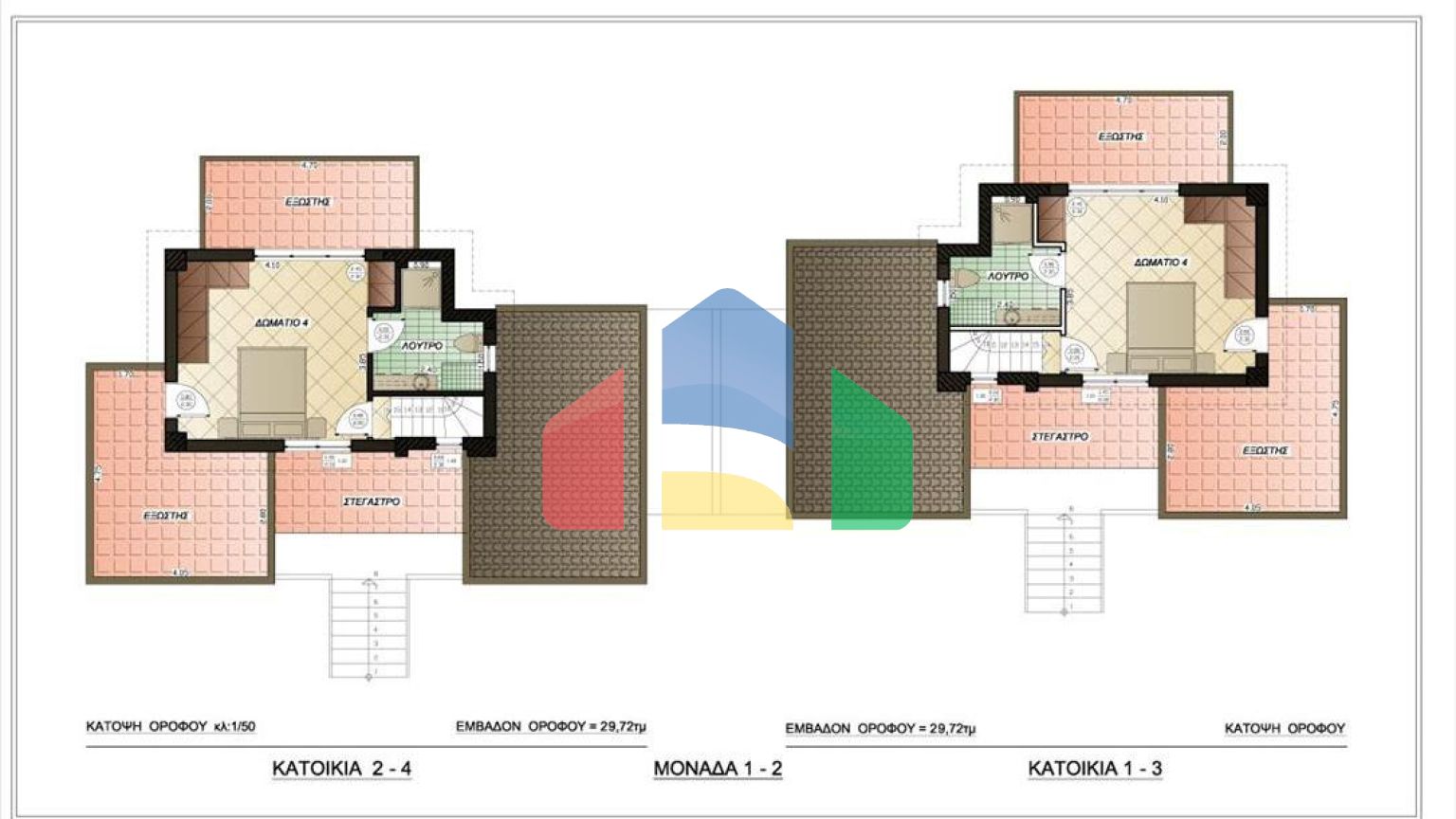 Продажа - Коттедж 173 m² в пригороде Салоник