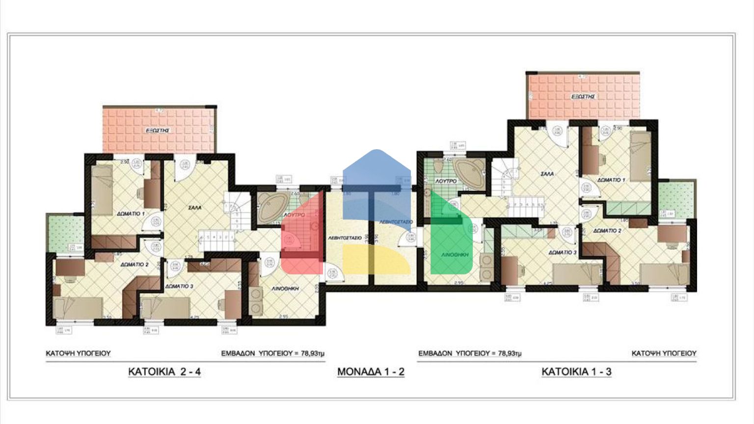 Продажа - Коттедж 173 m² в пригороде Салоник