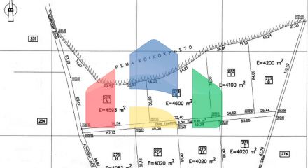 Продаж - Земельна ділянка 4083 m² в передмісті Салонік