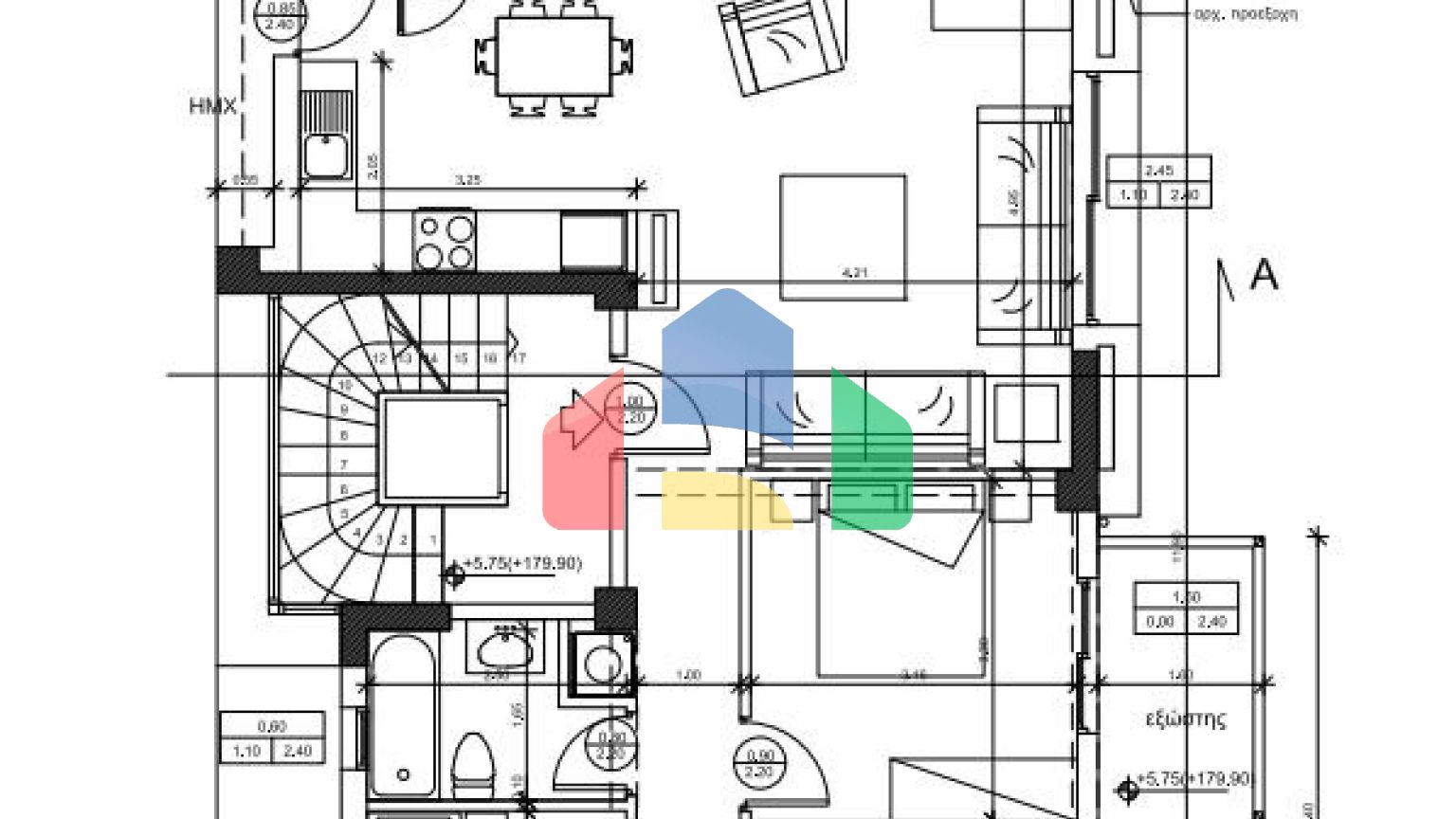 Продажа - Квартира 106 m² в пригороде Салоник