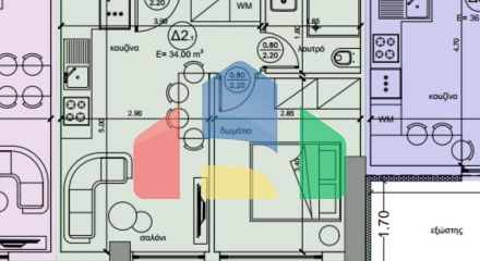 Продажа - Квартира 46 m² в Халкидиках