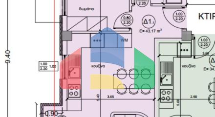 Продаж - Квартира 58 m² в Халкидіках