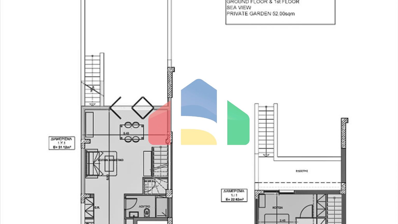 Продажа - Таунхаус 111 m² в центральной Греции