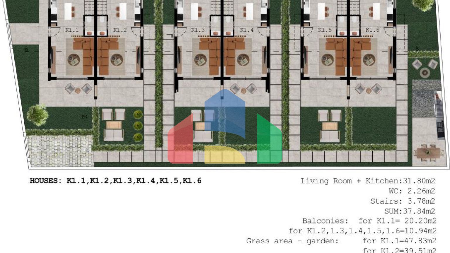 Продаж - Таунхаус 175 m² на Тасосі