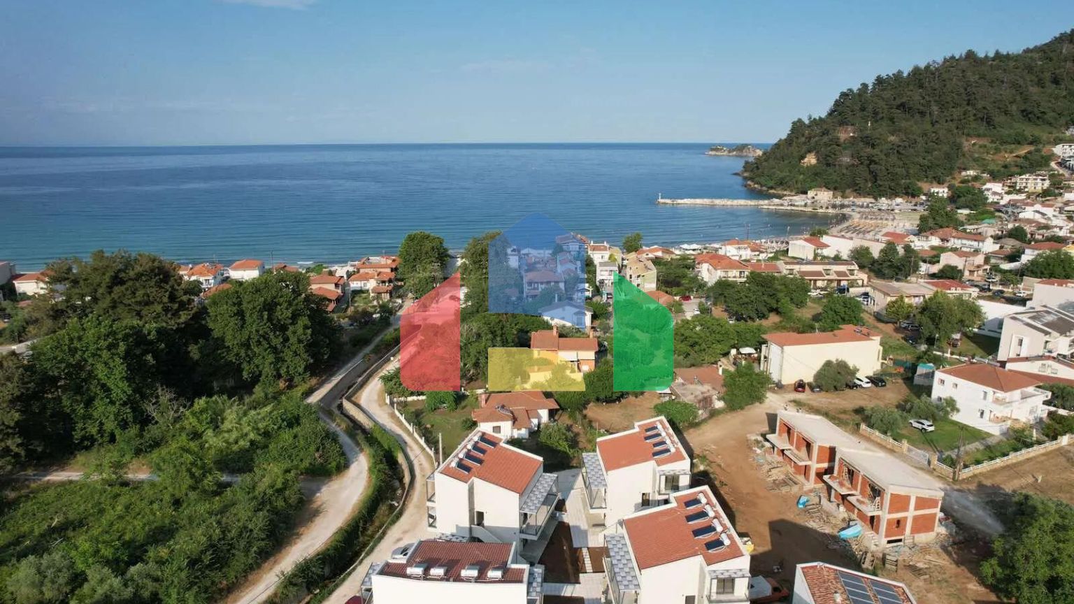 Продажа - Двухуровневая квартира 64 m² на Тасосе