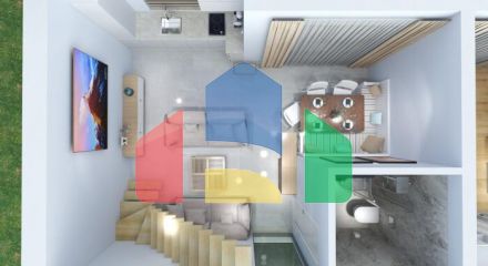 Продаж - Таунхаус 57 m² в передмісті Кавалі