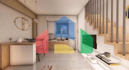 Продажа - Двухуровневая квартира 62 m² в пригороде Кавалы