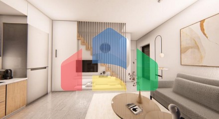 Продажа - Двухуровневая квартира 62 m² в пригороде Кавалы