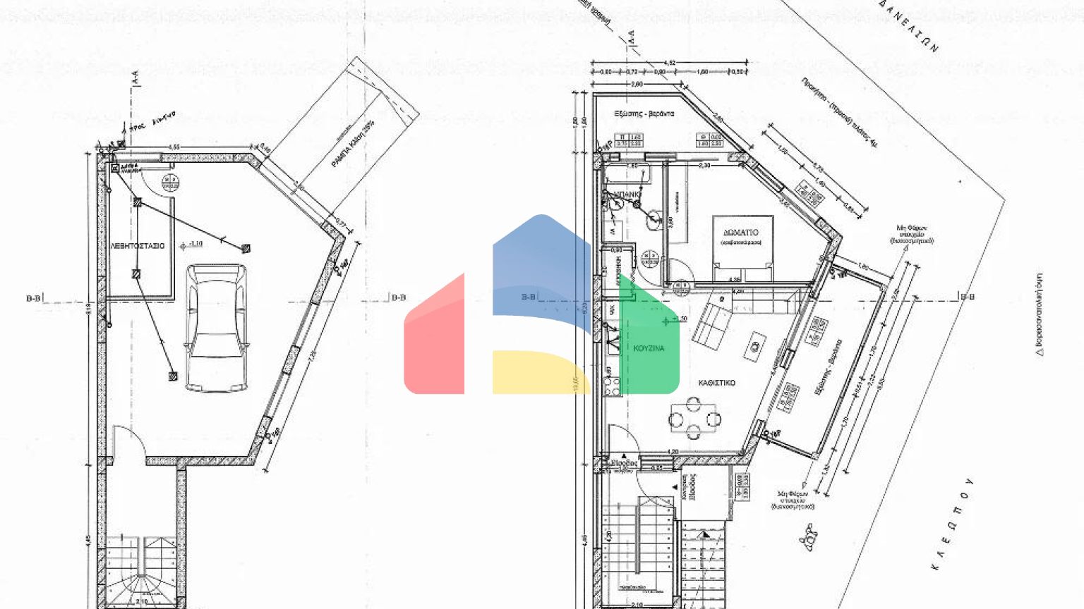 Продажа - Здание 216 m² в пригороде Кавалы