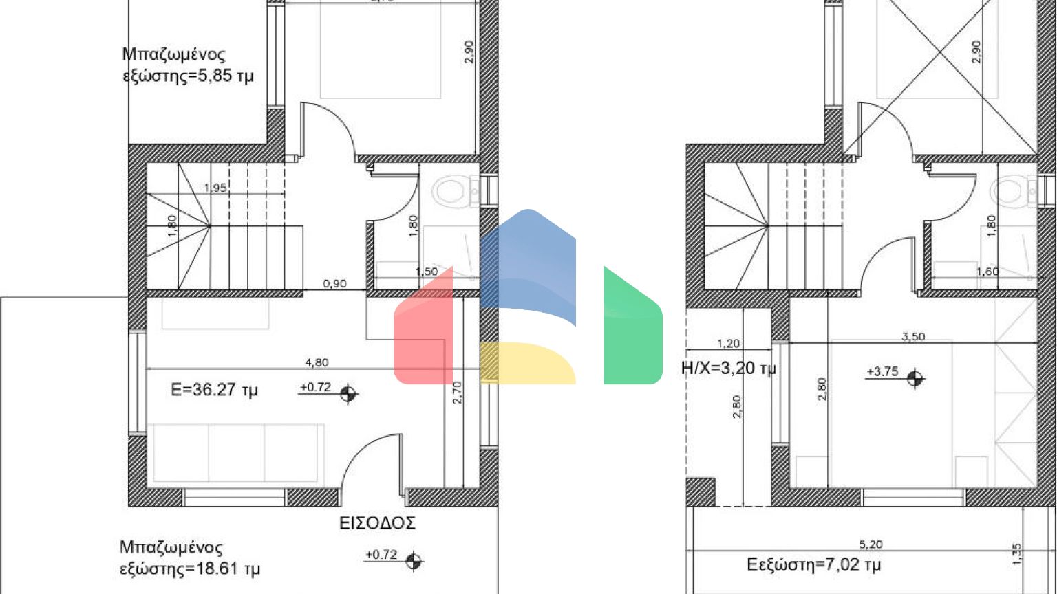 Продажа - Таунхаус 73 m² в пригороде Кавалы