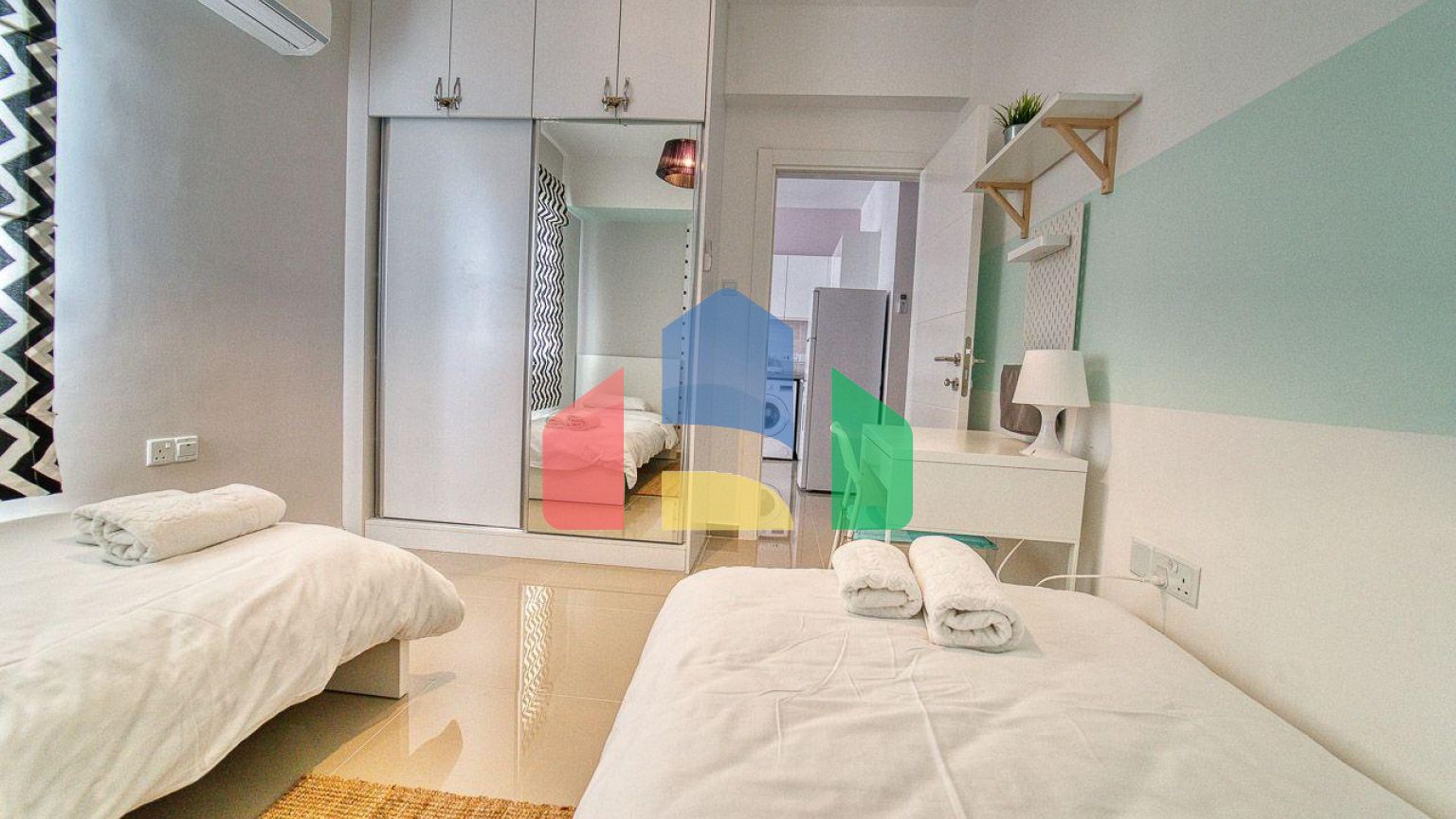 2-комнатные апартаменты 60 м2 + 11 м2 балкон В СПА-комплексе в 600 метрах от песчаного пляжа