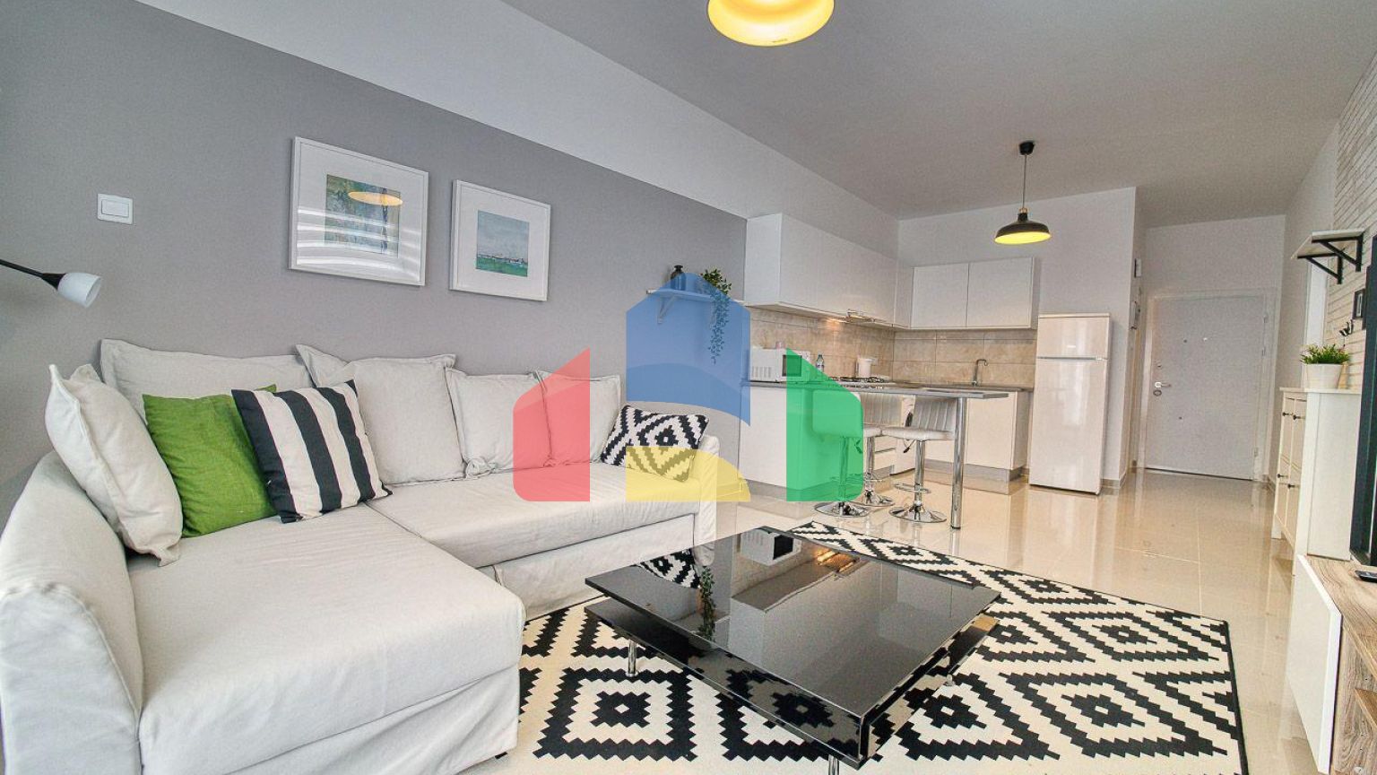 2-комнатные апартаменты 60 м2 + 11 м2 балкон В СПА-комплексе в 600 метрах от песчаного пляжа